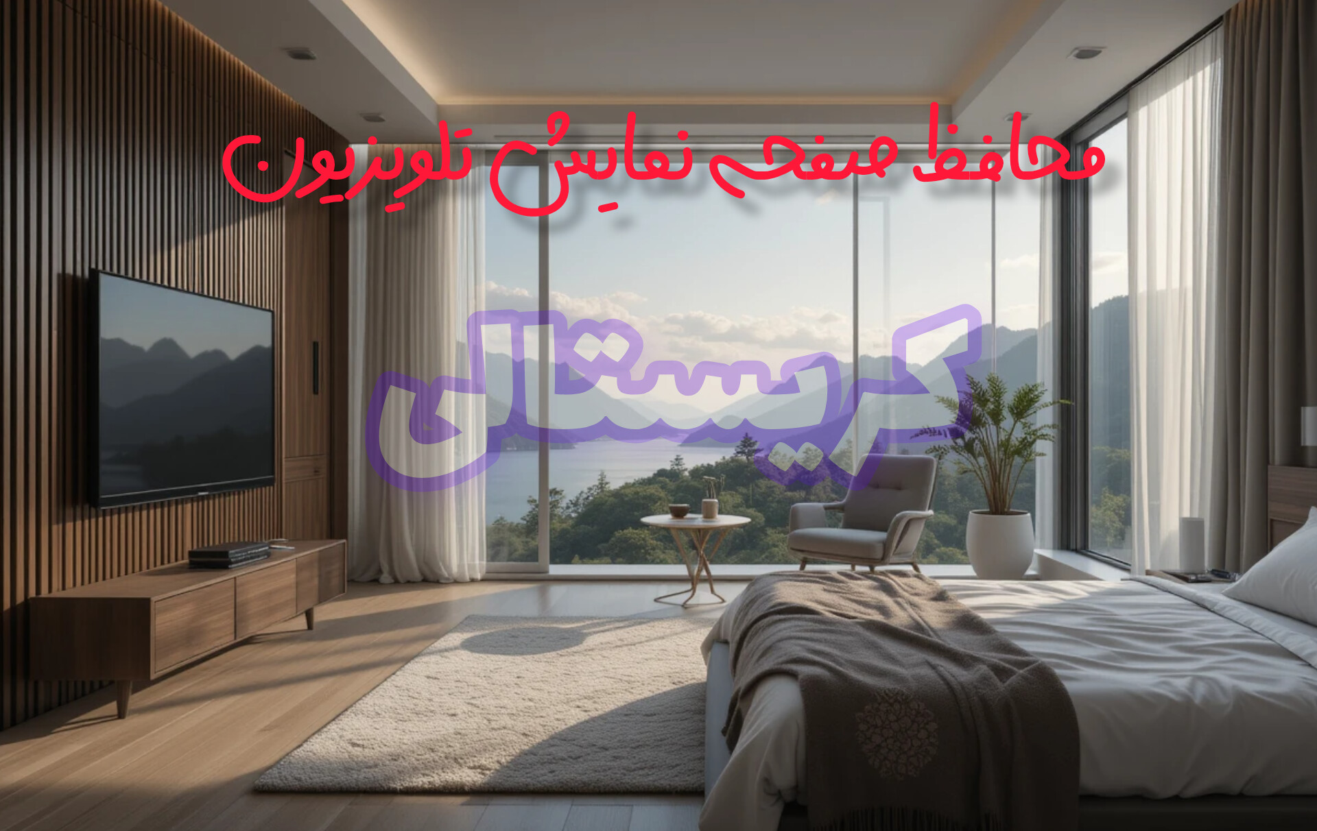 محافظ صفحه تلویزیون کریستالی